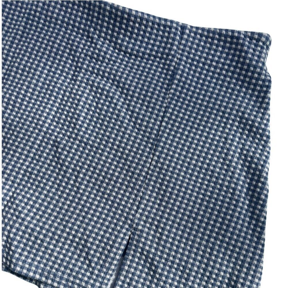 13. American Eagle Blue Gingham/Picnic Check Mini Skirt - Picture 4 of 4